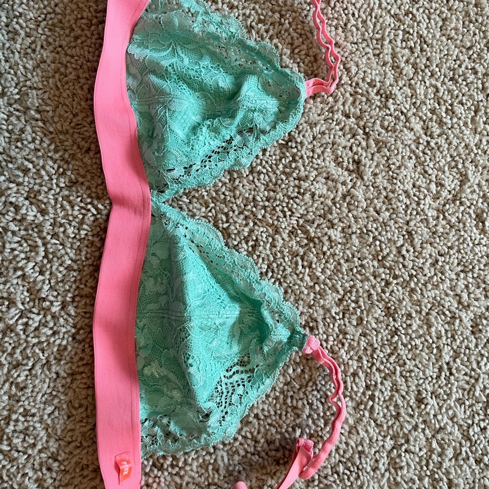 PINK lace bralet